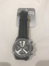 Horloge H1000260 - zilver & zwart