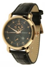 Horloge H1000326- rosé cobra zwart & zwart